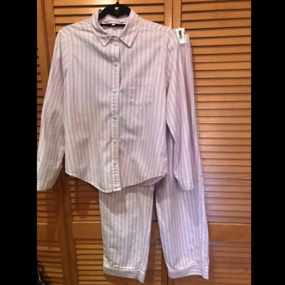 Victoria’s Secret Pajama Set Long Sleeve Pants XS